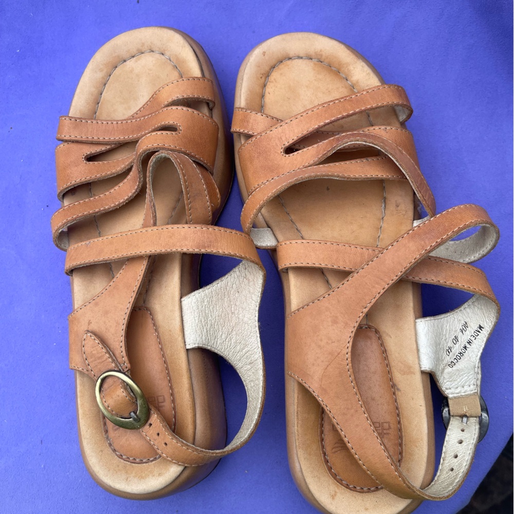 Dansko Tan Leather Sandals Size 40